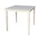 International Concepts Square Solid Wood Top Table, Unfinished, 36 W, 36 L, 36 in H, Wood, Unfinished K-3636-36S - alternate 4